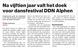 Na 15 stopt DDN Festival