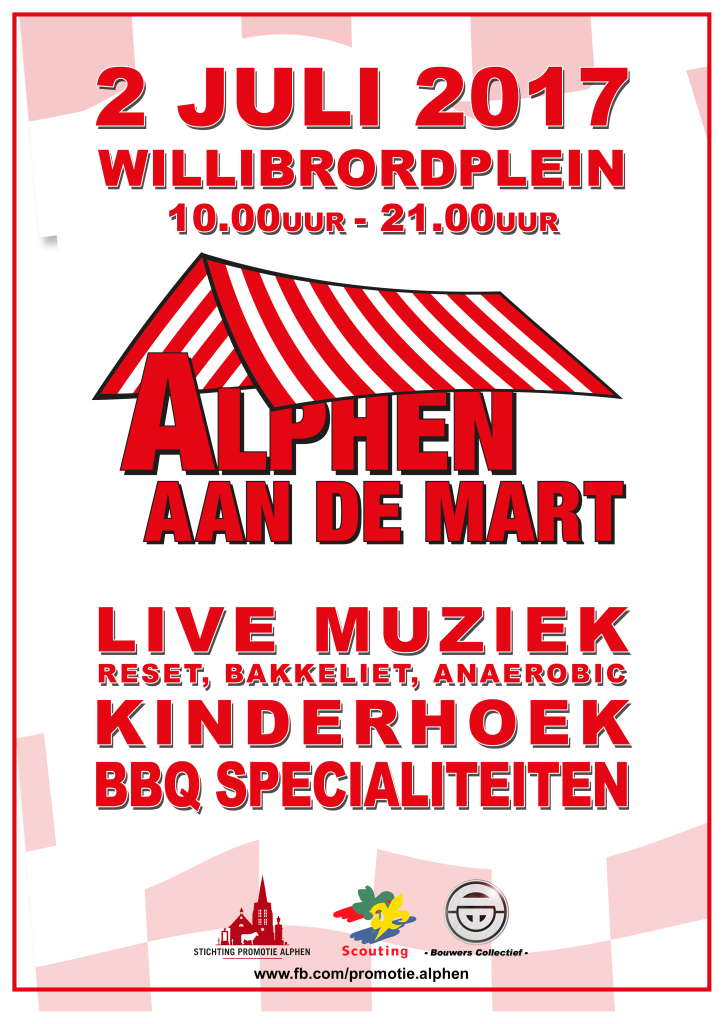 Poster Alphen aan de mart 2017